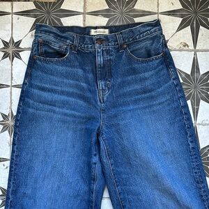 Madewell super wide leg jeans size 28